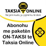 Paketa ON-TAKSI nga Taksia Online